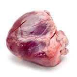 photo of mutton heart used to cook healthy dog food and healthy cat food by Petchef