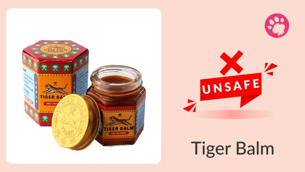 Is Tiger Balm safe for dogs?