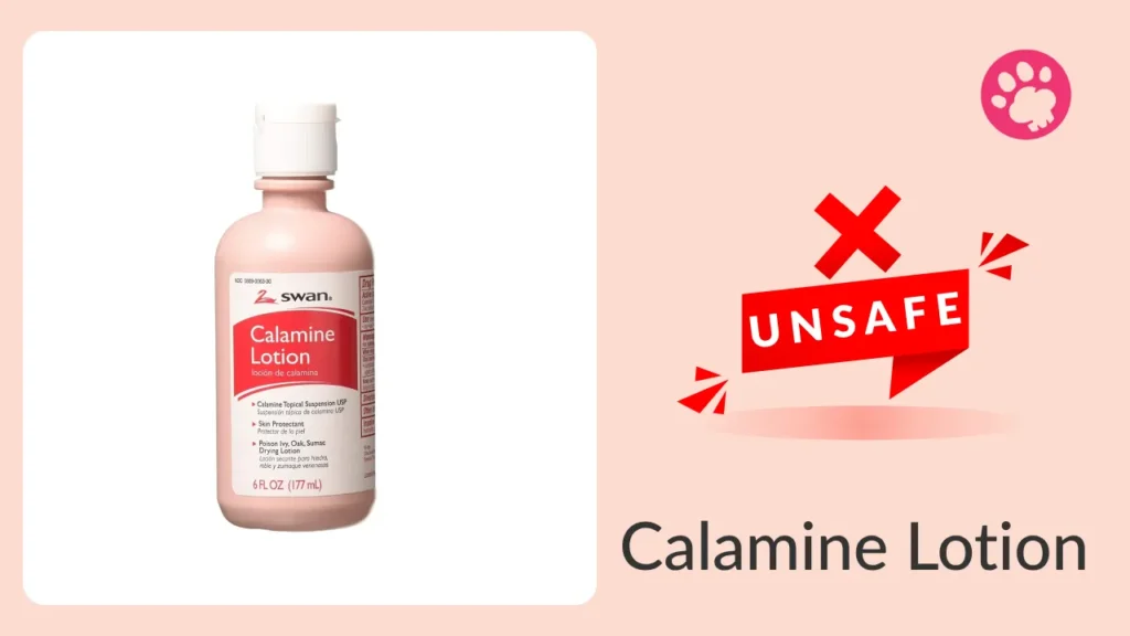 Is Calamine Lotion safe for cats? Short answer: No.