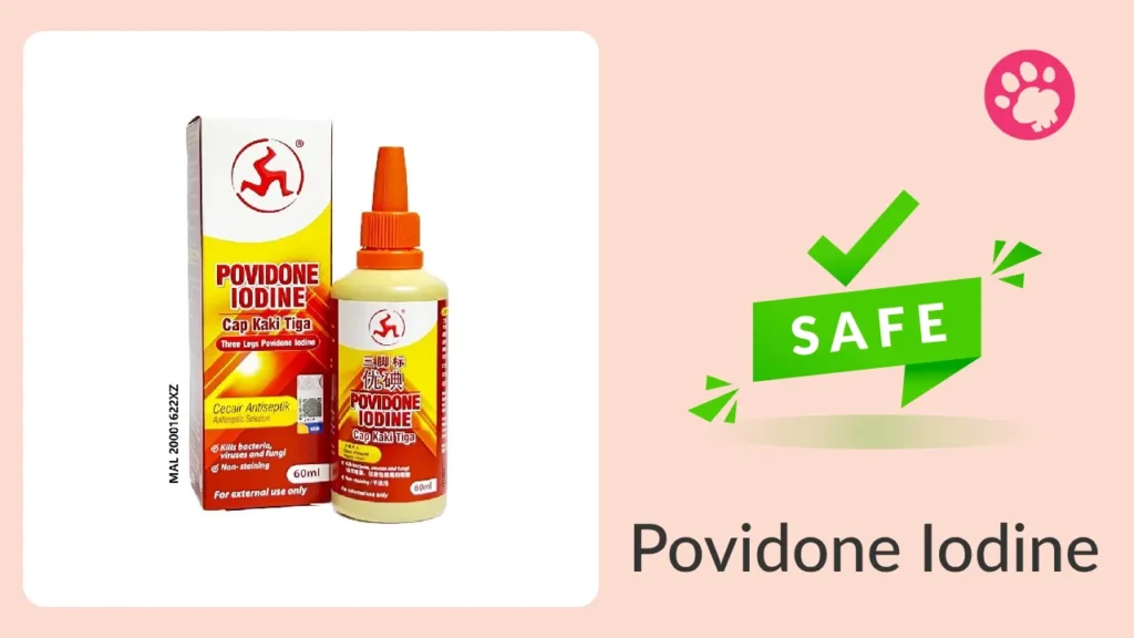 Is Povidone Iodine safe for cats?