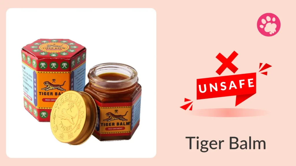 Is Tiger Balm safe for cats?