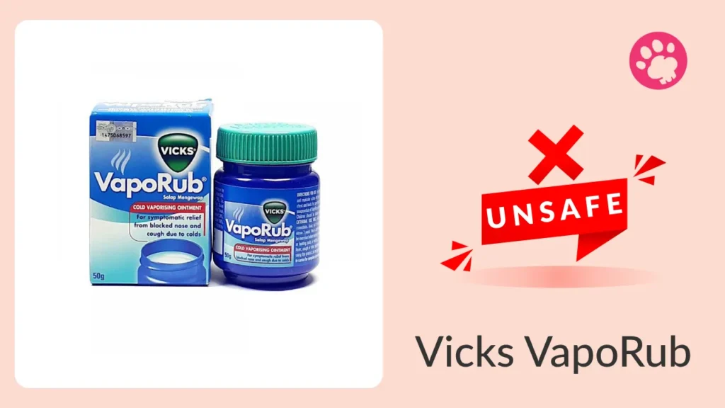 Is Vicks VapoRub safe for cats?